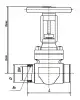 Задвижка кованная 31с16нж-ХЛ DN 40 мм PN 100 кгс/см2