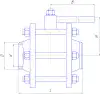 Кран шаровой разборный ЯГТ 100П.40.00.00.У DN 100 мм PN 40 кгс/см2