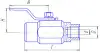 Кран  (резьба G1/2) сталь 20 ЯГТ 10м.160.00.01.У DN 10 мм PN 160 кгс/см2