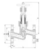Клапан запорный 15нж65п DN 125 мм PN 16 кгс/см2