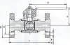 Кран шаровой КШ.Ф.050.040-00 DN 50 мм PN 40 кгс/см2