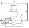 Клапан запорный 15с68нж DN 15 мм PN 160 кгс/см2