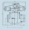 Кран шаровой 11лс(6)773п-ХЛ DN 500 мм PN 80 кгс/см2