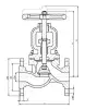 Клапан запорный 15с65нж DN 125 мм PN 16 кгс/см2