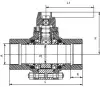 Кран шаровой ЗАРД 050.250.10-00.Р DN 50 мм PN 250 кгс/см2
