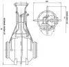 Кран шаровой 11лс373п1-ХЛ DN 500 мм PN 80 кгс/см2