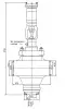 Клапан главный предохранительный 1029-200/250-0 DN 200/250 мм PN 250 кгс/см2
