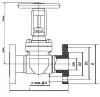 Задвижка кованная 31с45нж-ХЛ DN 20 мм PN 160 кгс/см2
