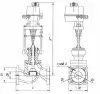 Клапан запорный 15с922нж DN 32 мм PN 40 кгс/см2